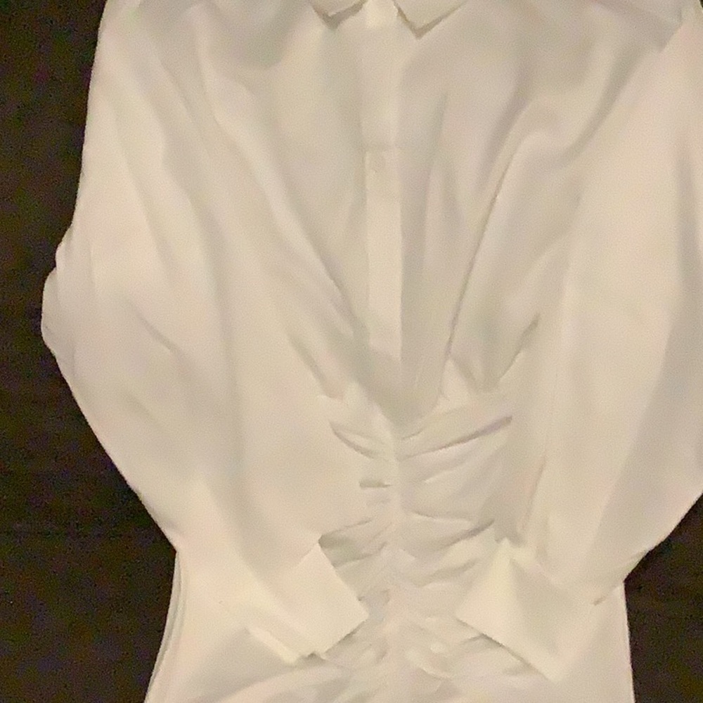 Curve white dress